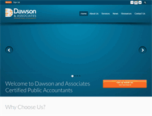 Tablet Screenshot of dawsoncpa.com